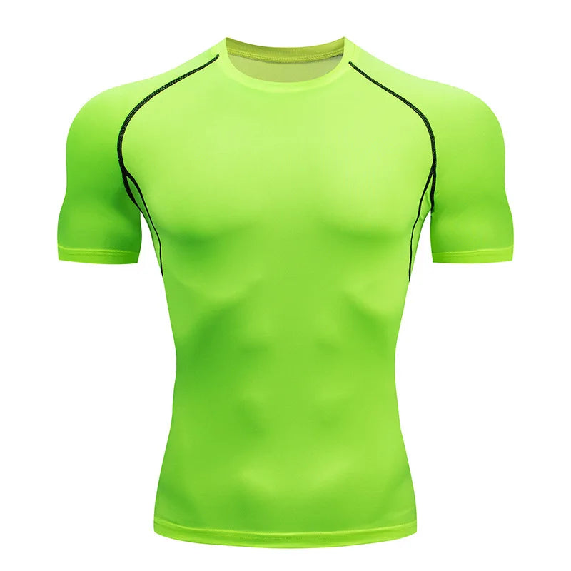 Camiseta Masculina Compressão Dry Fit – Treino e Corrida