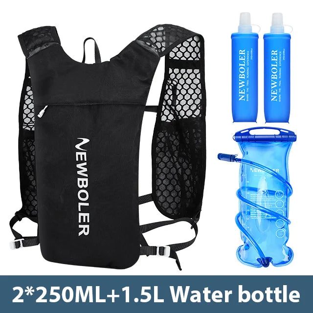 HydraRun Vest – Colete de Hidratação Leve para Corrida e Trilhas