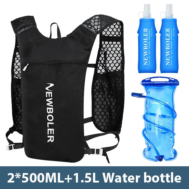 HydraRun Vest – Colete de Hidratação Leve para Corrida e Trilhas