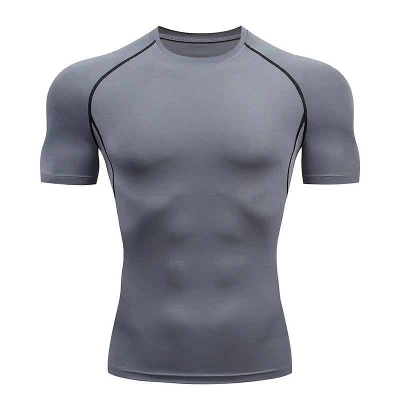 Camiseta Masculina Compressão Dry Fit – Treino e Corrida