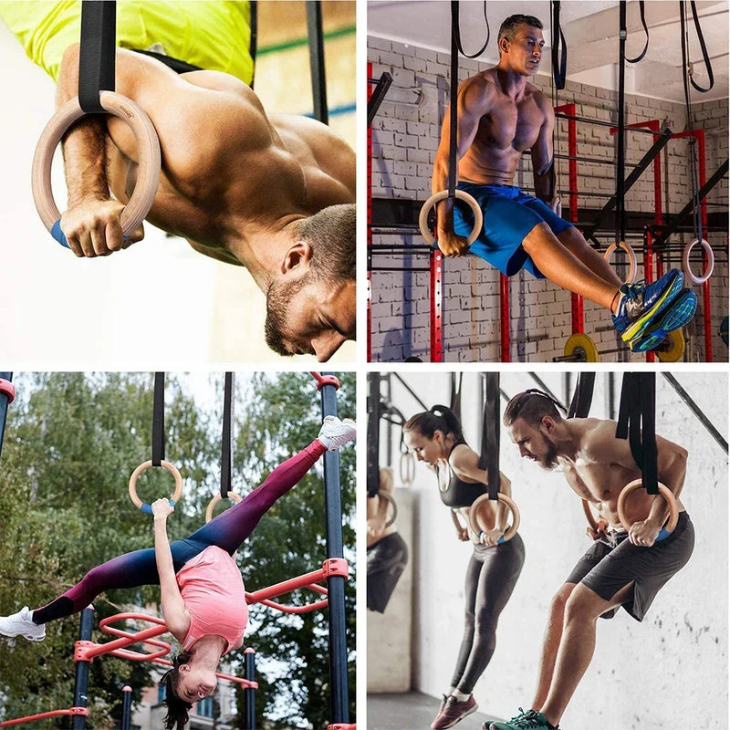 Argola de treino – Anéis de Madeira para Calistenia e Treino em Casa
