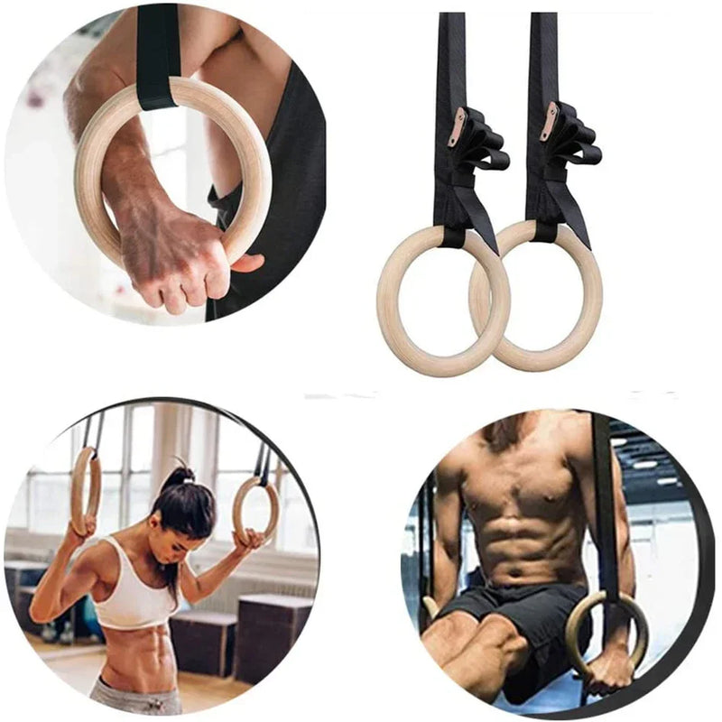 Argola de treino – Anéis de Madeira para Calistenia e Treino em Casa