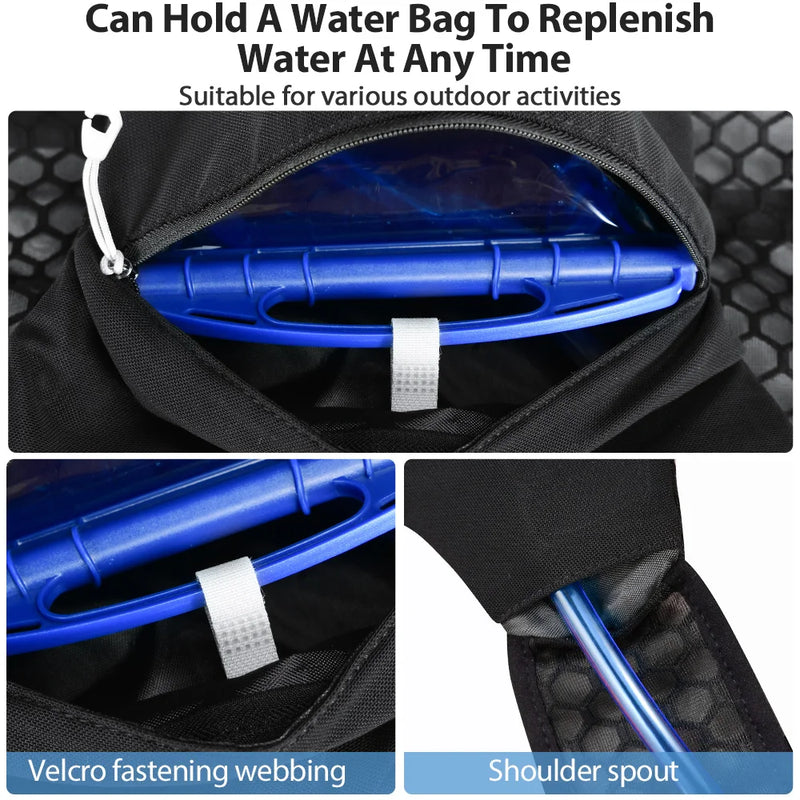 HydraRun Vest – Colete de Hidratação Leve para Corrida e Trilhas