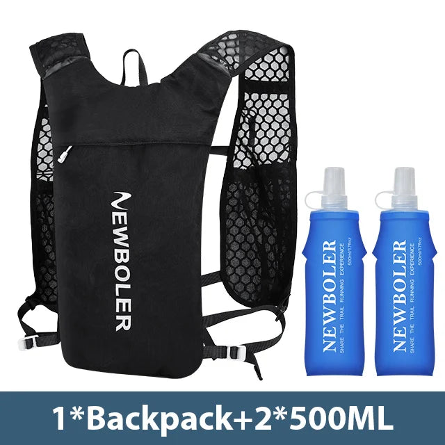 HydraRun Vest – Colete de Hidratação Leve para Corrida e Trilhas