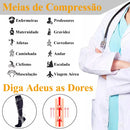 Meia Esportiva de Compressão e Cano Alto